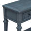 Console bleu marine avec construction classique et options de rangement de tiroir-1389204662