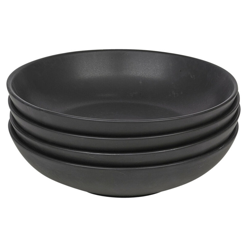 17 Stories Ceramic Serving Bowl, Black