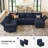 Nairoby Modular Corduroy Sectional with Storage -208434396