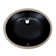 DeerValley Symmetry 18" X 15" Oval Vitreous China Undermount Bathroom Sink with Overflow