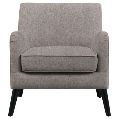 Chaise d'appoint rembourrée avec coussin d'assise réversible