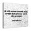 A Soft Answer Proverbs 15:1 - Wrapped Canvas Print-1701633543