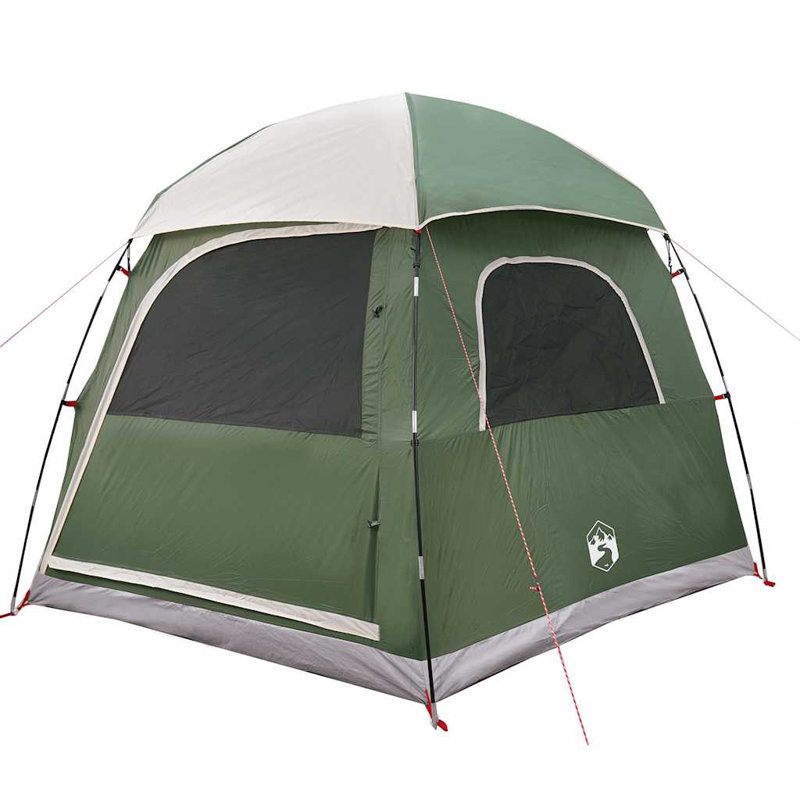 Tente familiale Vidaxl Igloo 6 personnes imperméable, Vert