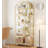 81.7'' H Bookshelf, 6-Tier Arched Bookcase, Geometric Open Storage Shelf-1617532736