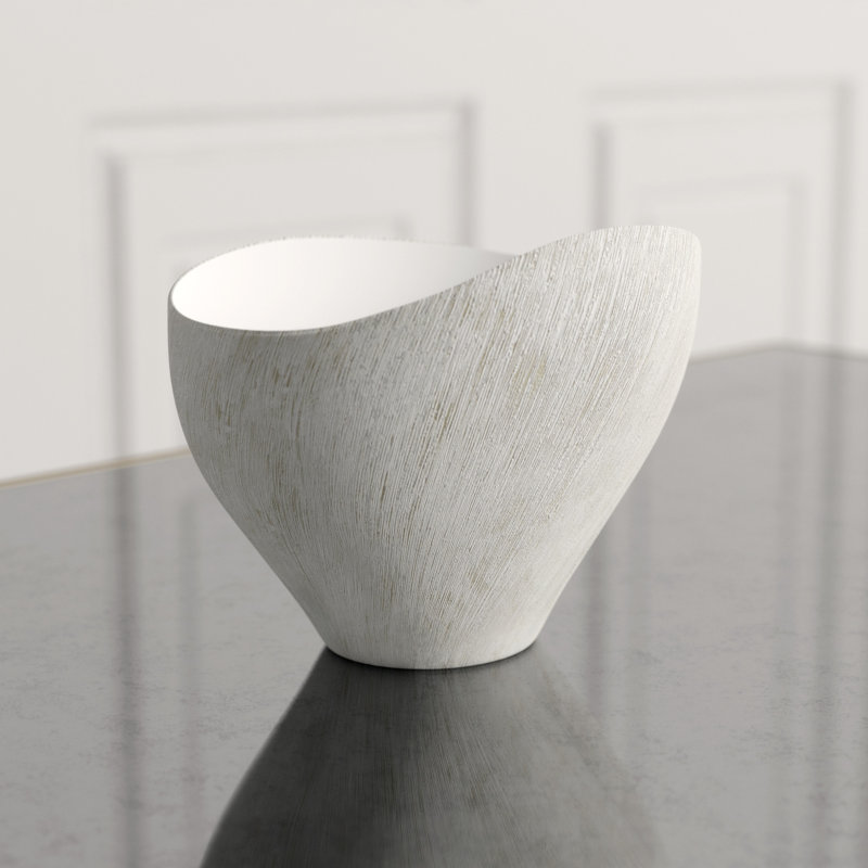 Selena Ceramic / Porcelain Table Vase, 6.25" H x 8.25" W x 6.75" D