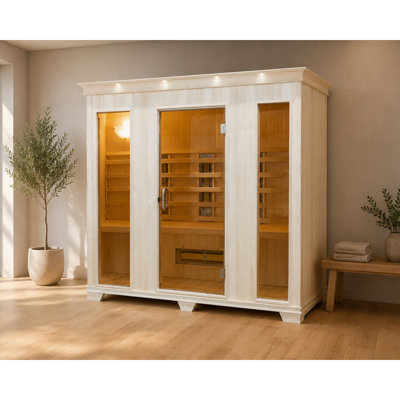 Sauna infrarouge lointain TheraSauna pour 4 personnes avec technologie de chaleur stable