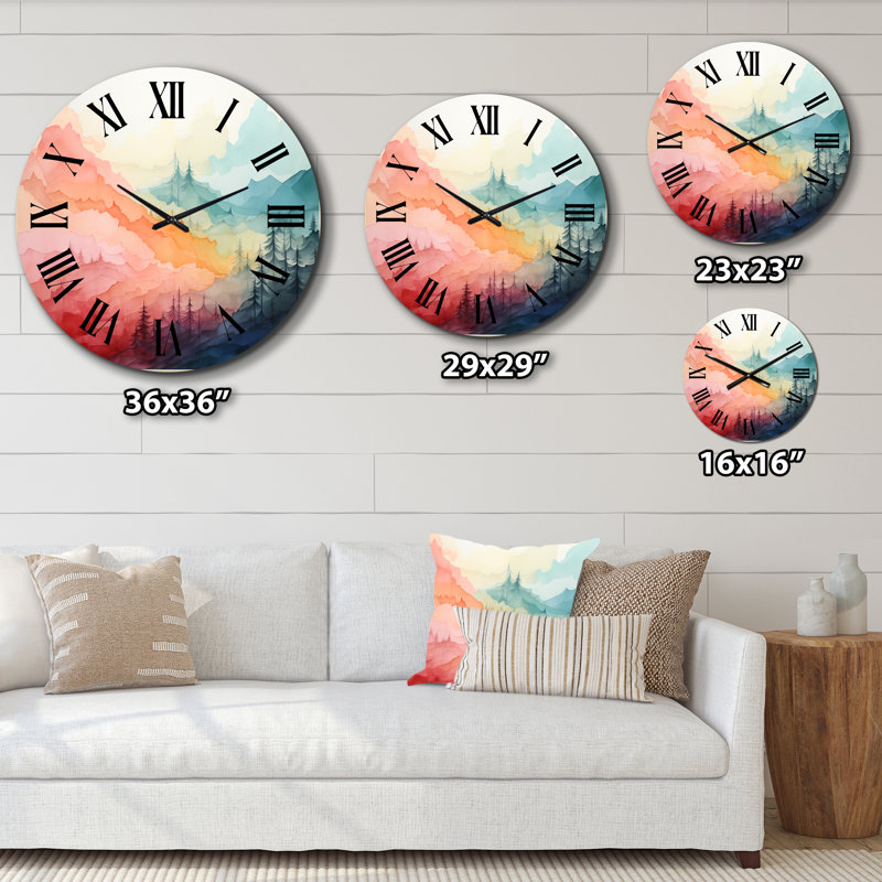 Horloge murale Watsonville, Moyenne