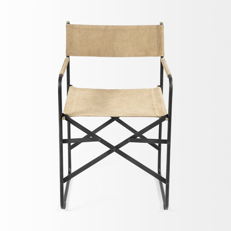 Fauteuil rembourré Sambac, Brun clair