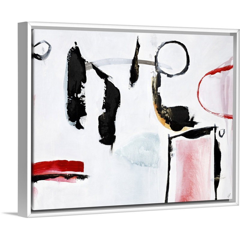 Random Acts - Print, H 18 po x l 22 po x P 1,75 po, Cadre flottant blanc