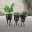 Jardinière avec support, intérieur et extérieur