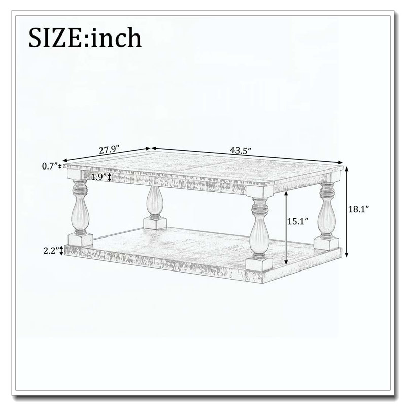 Table basse, Brown