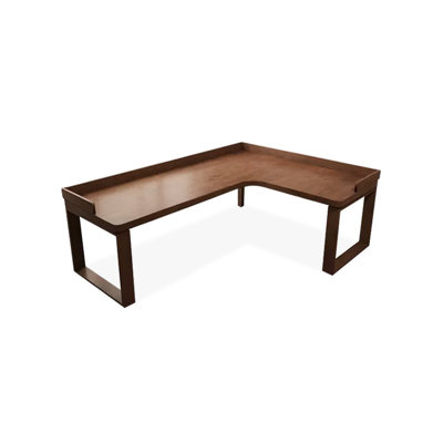 62.99" Tan Rectangular Solid Wood desks