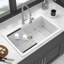 Évier de cuisine en quartz, évier de cuisine encastré en granite-118539050