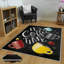 Tapis antibactérien 100% polyester 5,9 x 9,2 pi Luxurious Pois en feutre antidérapant en PVC, d'une hauteur de poils de 0,3 po | Lavable à la machine, impression numérique 3D, parfaite pour le décor du salon et de la chambre à coucher-1489036536
