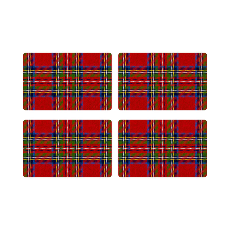 Vegan Leather Retangle Placemats