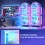 Glass 75 cm W Display Cabinet with Lighting-198361236