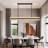Jaylnn 60 - Light 54’’  Crystal Dimmable LED Kitchen Island Rectangle Chandelier(Includes 60XG4 Bulbs)-2077281858