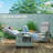 Outdoor Recliner Chair With Cushions, Reclining Patio Lounge Chair With Adjustable Footrest, Armrests, Tray Table, Gray-400761208-400761209