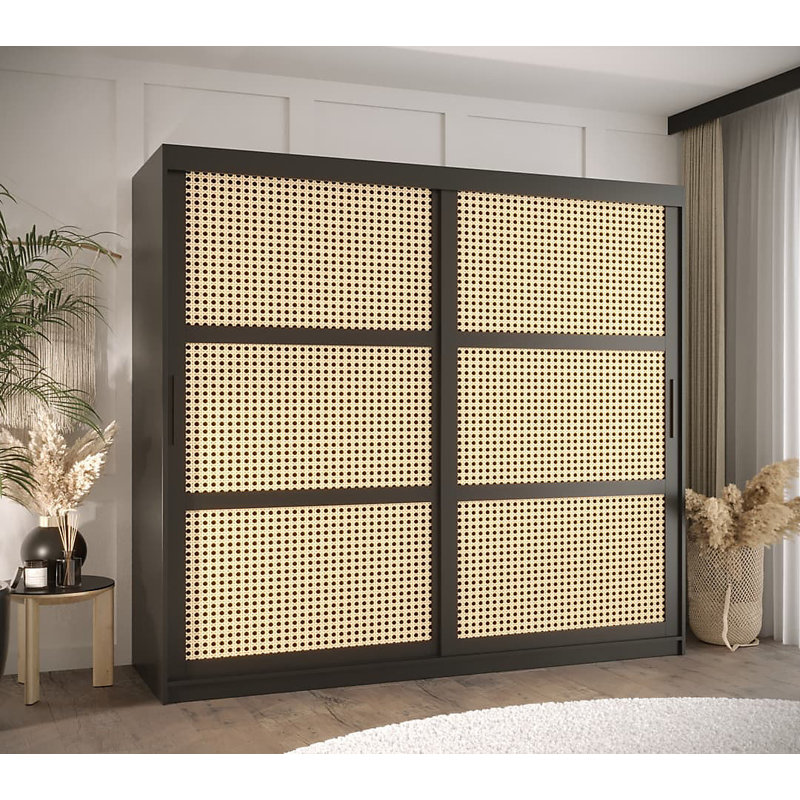 Amoriana 2 Door Manufactured Wood Wardrobe