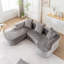 Canapé modulaire modulaire avec méridienne en L
