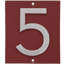 Plaque d’adresse murale sur 1 ligne flottante-41299661-41299903-41303799