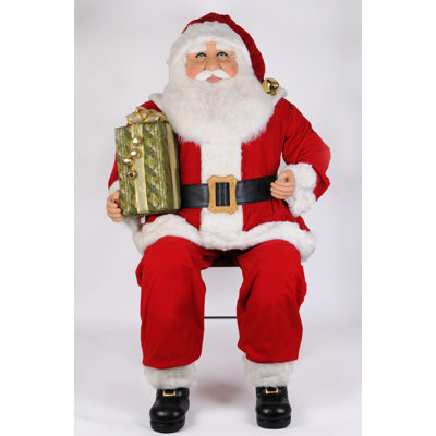 Signature Sitting Santa