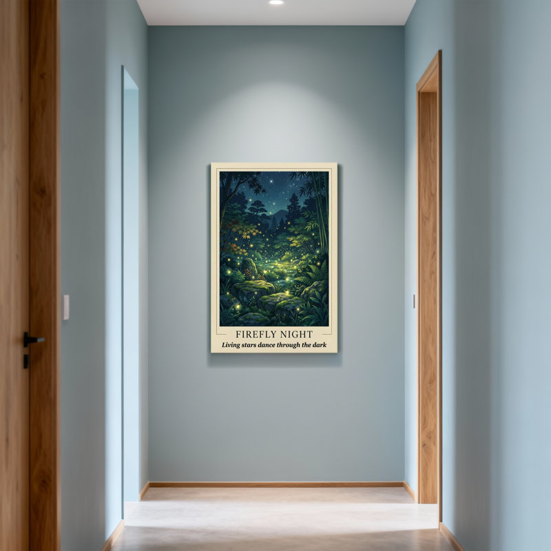 Paysage et nature Firefly Night Forest Glow Stars Dance Darkness Magic Light, H 18 po x l 12 po