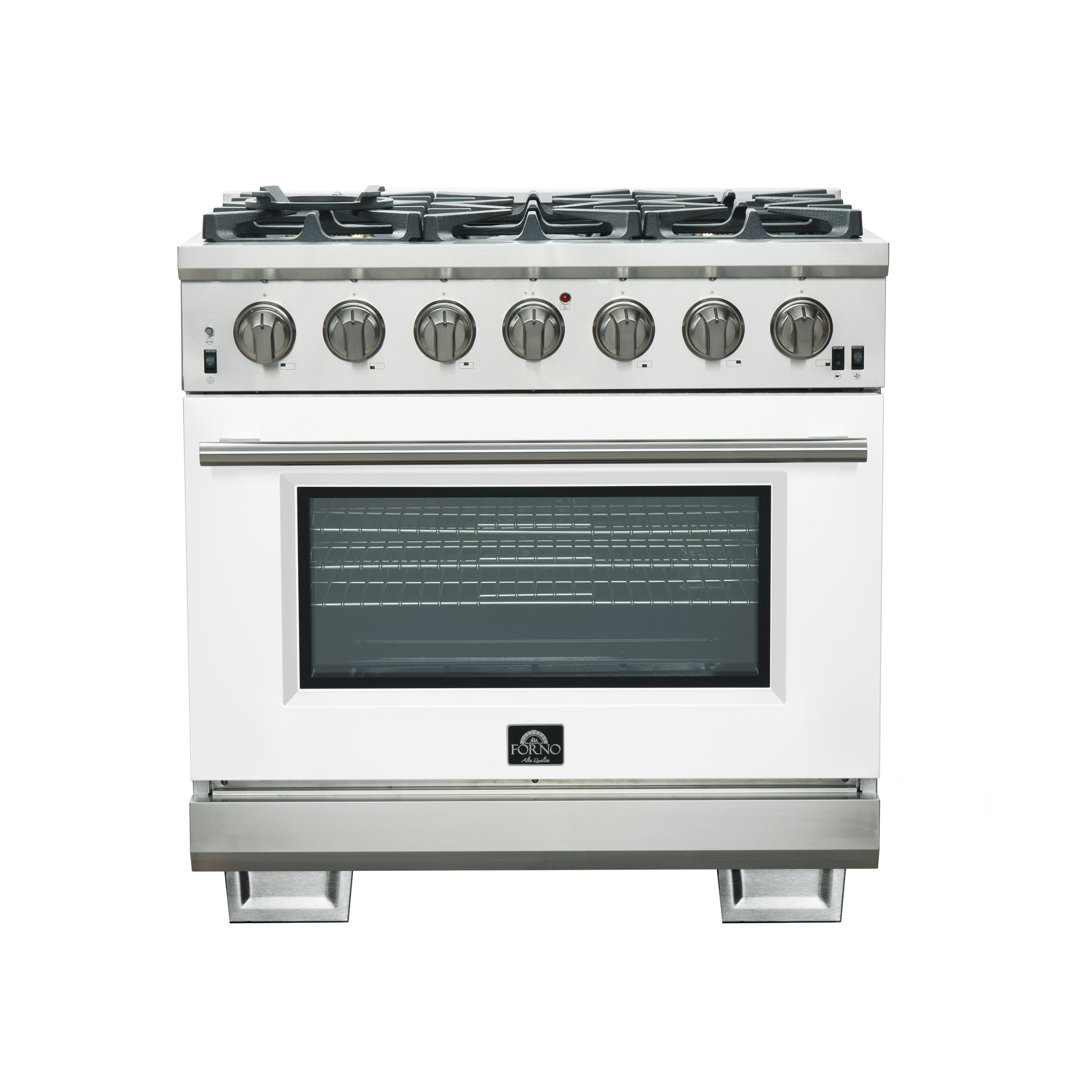 Capriasca 36" 5.32 cu. ft. Freestanding Gas Convection Oven Forno