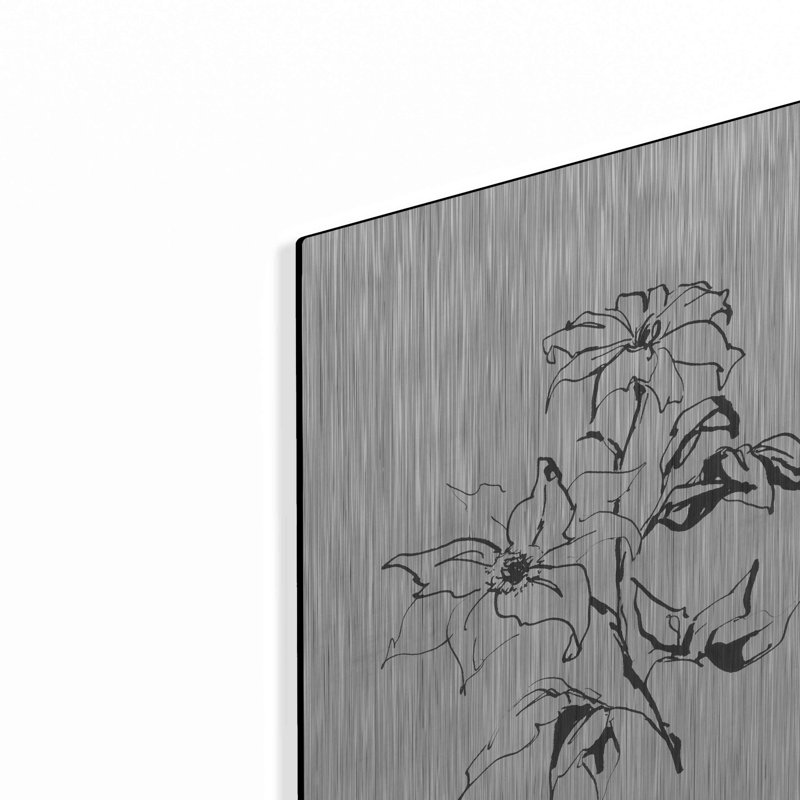 Line Clematis par Chris Paschke, H 16 po x l 12 po
