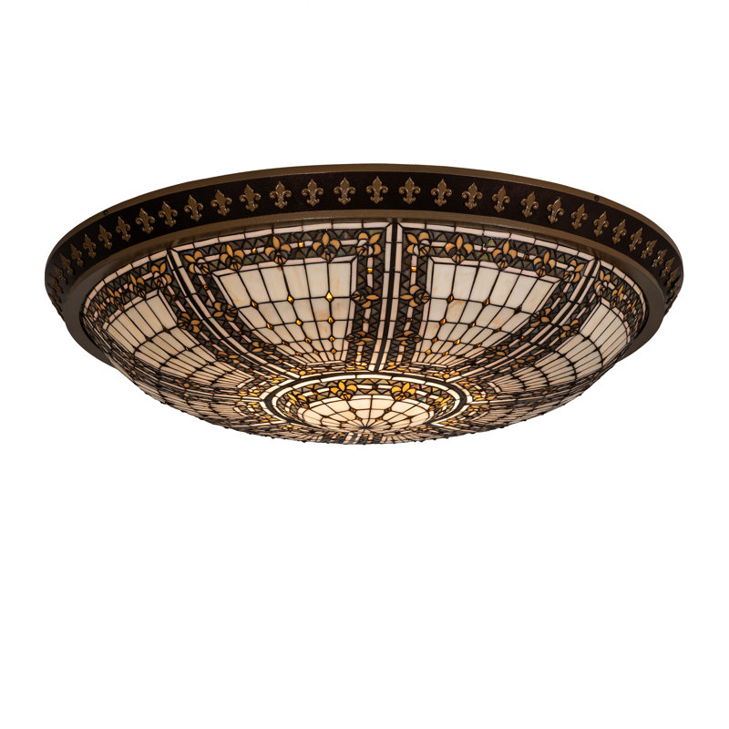 Fleur-de-lis 8 - Light Flush Mount