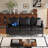 72"W Faux Leather 3-Seater Sofa With USB Port-548979982