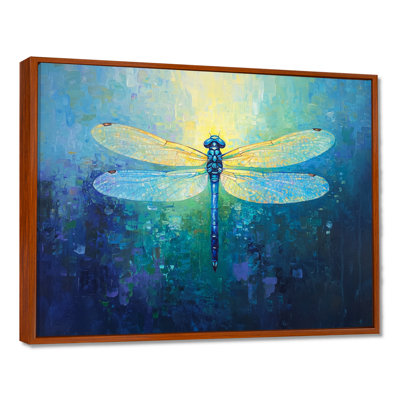 Libellules, ailes iridescentes II - libellule, art mural