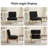 Teddy Armless Leisure Accent Chair-114309182-114309183