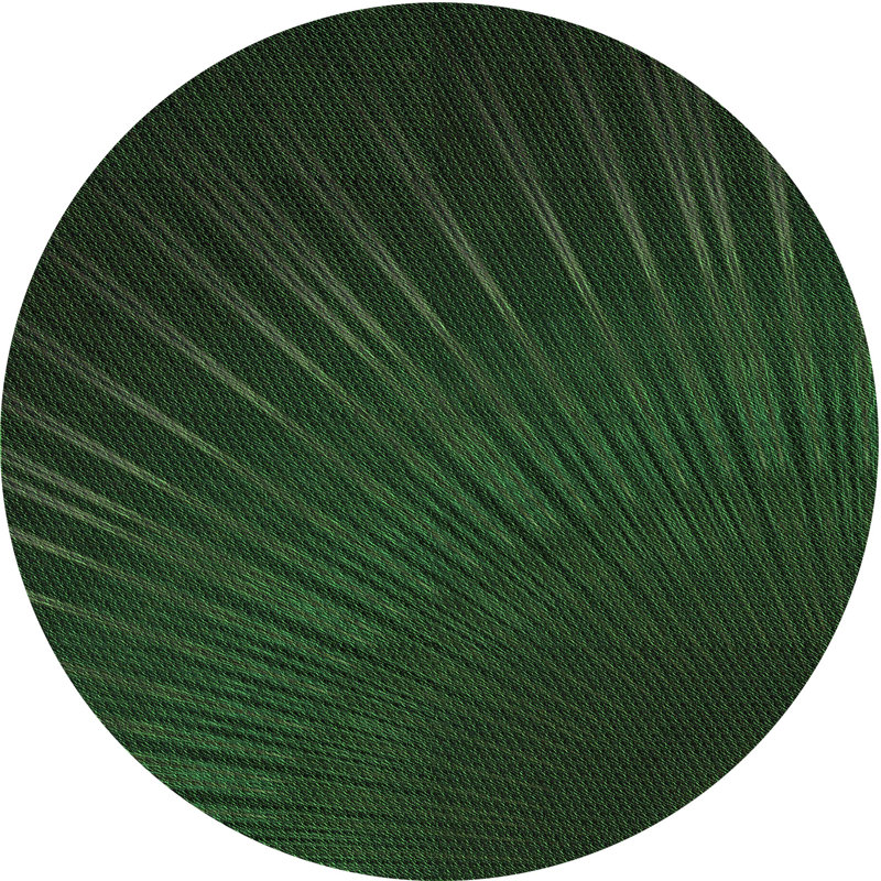 Tapis vert tissé à la machine, Rond 6 pi