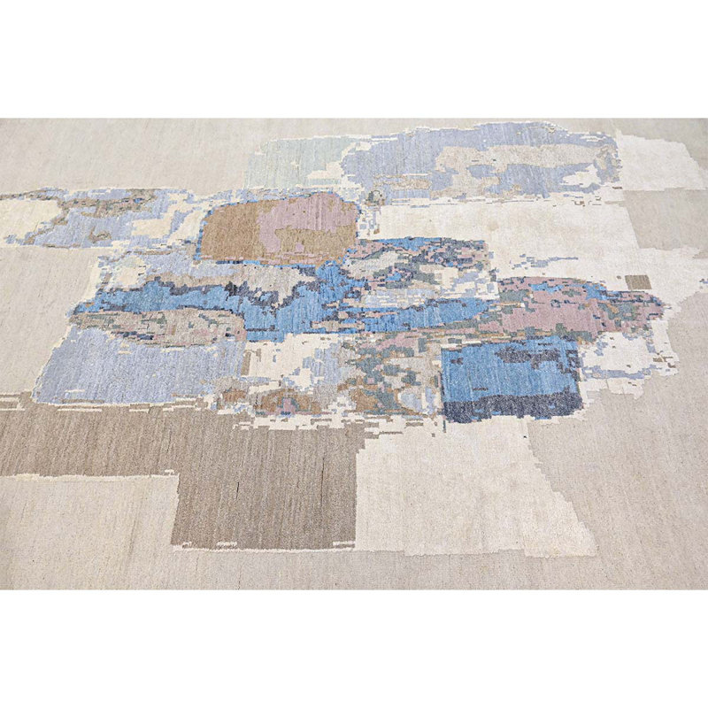Abstract Area Rug, Rectangle 6' x 9'