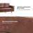 Suzanna 82"W Transitional Genuine Leather Sofa-1959691509