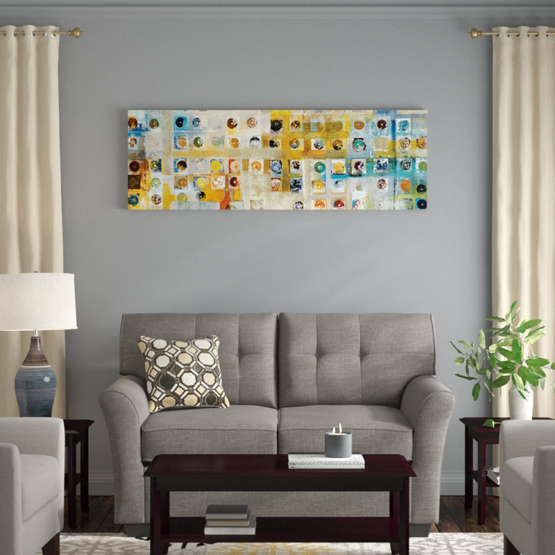 « continuum », reproduction sur toile, H 20 po x l 60 po x P 1,5 po, Toile avec cadre noir