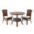 Cona 2 - Person Solid Wood Solid Wood Top Four Leg Dining Set-1756031079