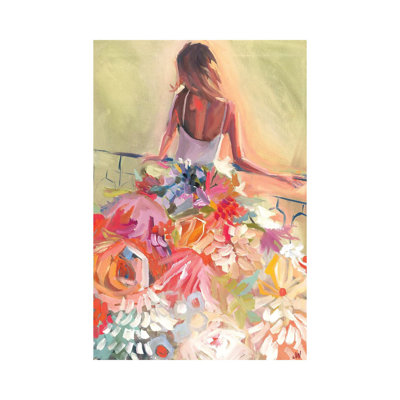 Flower Dress - Wall Art Print - Wrapped Canvas