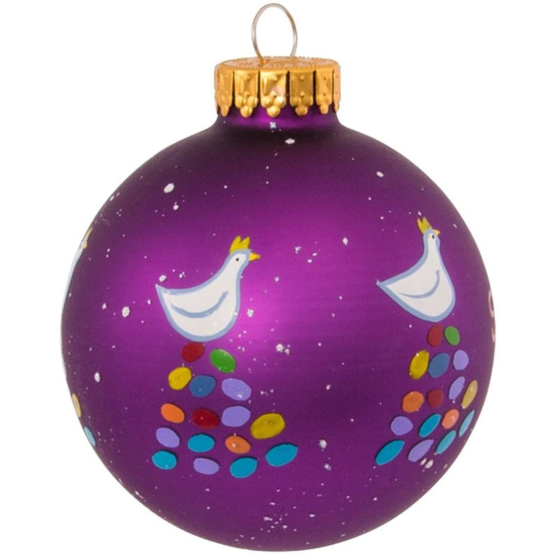 Kurt Adler Twelve Days of Christmas Glass Ball Ornament Set
