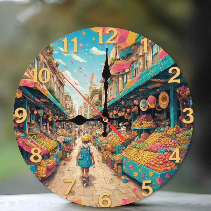 Market Street avec horloge