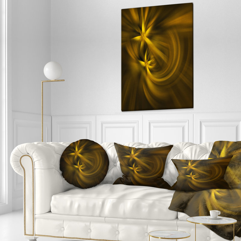  Coussin abstrait, Rectangulaire, 12 po x 20 po