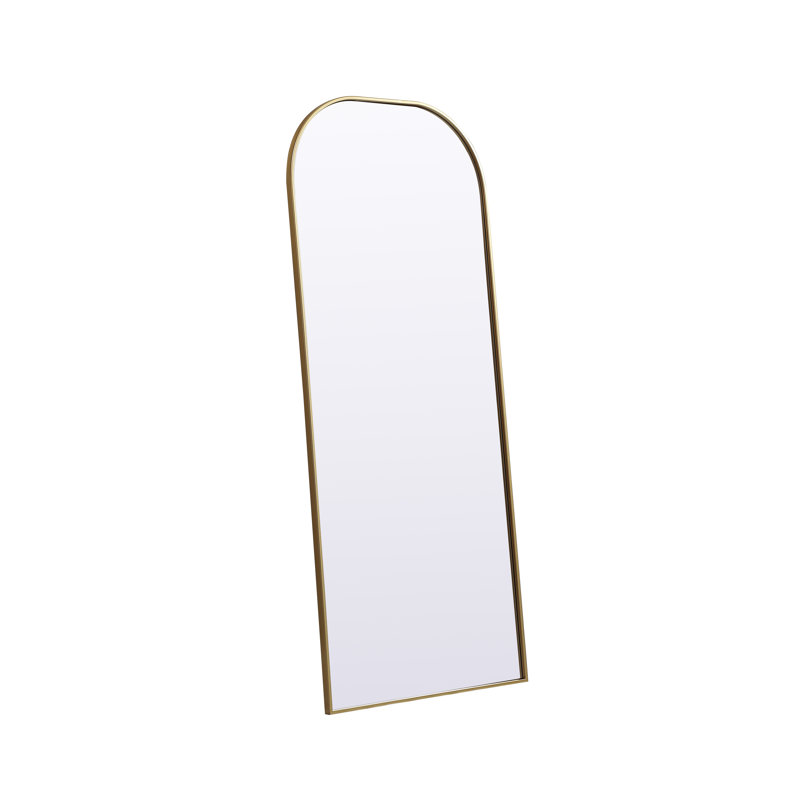 Miroir mural Sabine, 66 po x 28 po, Laiton