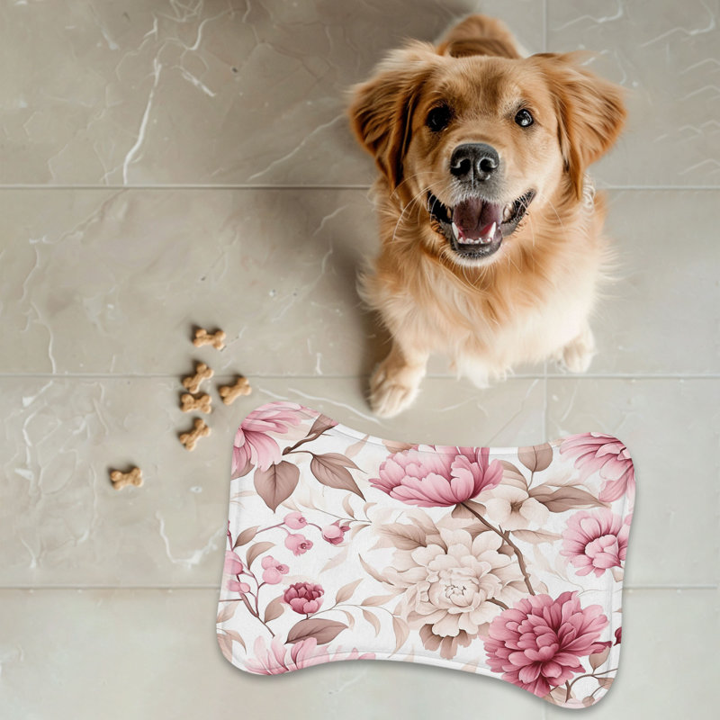 Tapis d'alimentation Rosy Glow - 1 pièce