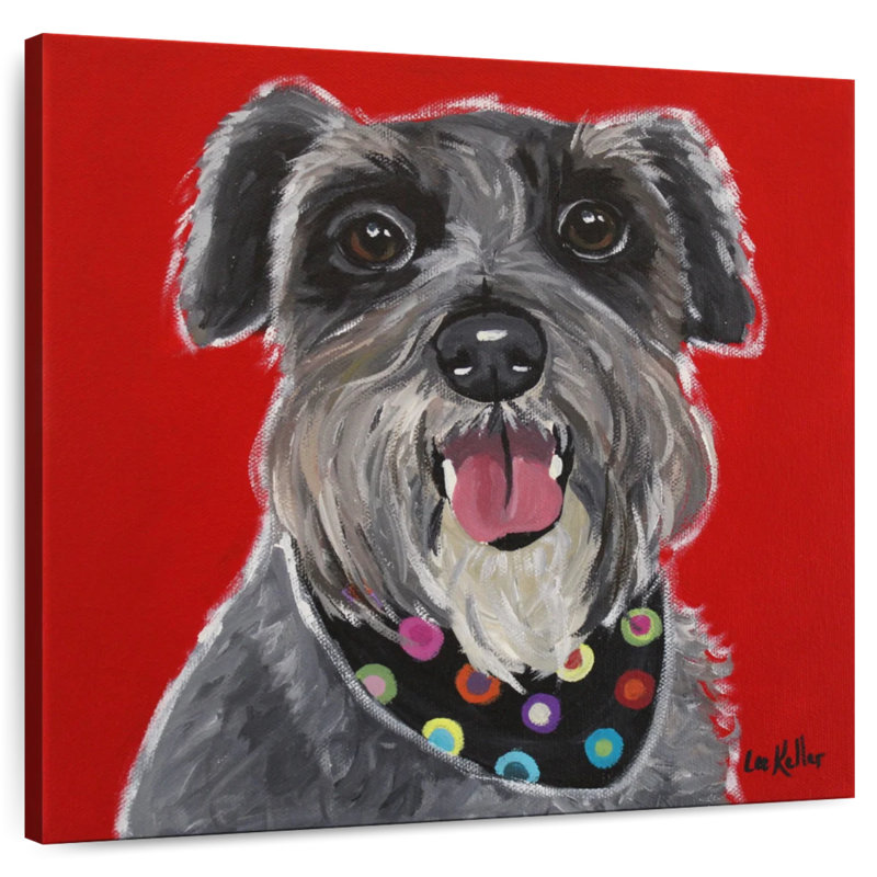 Crowle Schnauzer Bandana, 39" H x 39" W