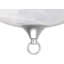 Luminaire suspendu d'intérieur en nickel brossé 3 lumières avec abat-jour en verre albâtre Whetsel-24081063