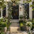 Outsunny 82'' Decorative Metal Garden Trellis Arch With Durable Steel Tubing & Elegant Scrollwork