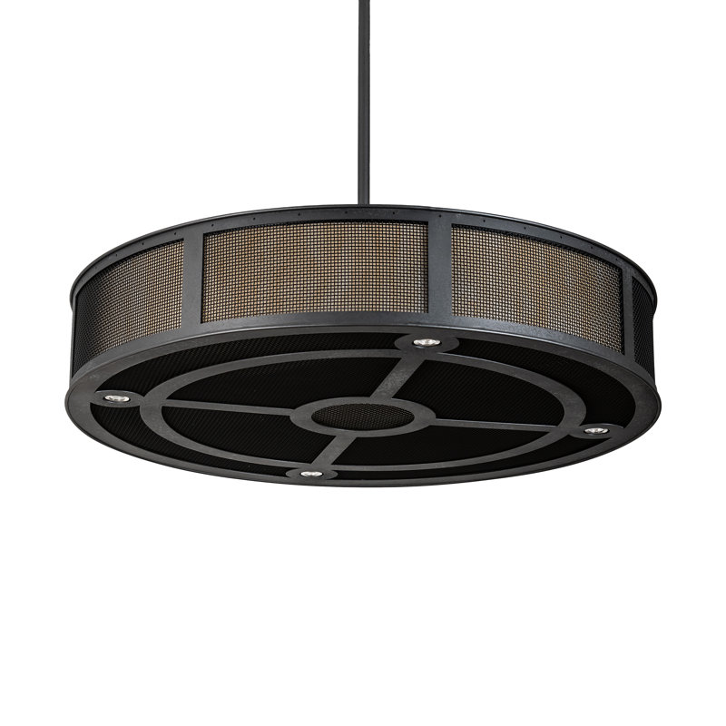 Telluride 8 - Light Dimmable Drum Chandelier
