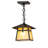 1 - Light Craftsman Brown Square/Rectangle Pendant