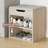 13.2" Shoe Storage Bench with Cushion, 2-Tier Adjustable Shoe Rack for Entryway-964945010